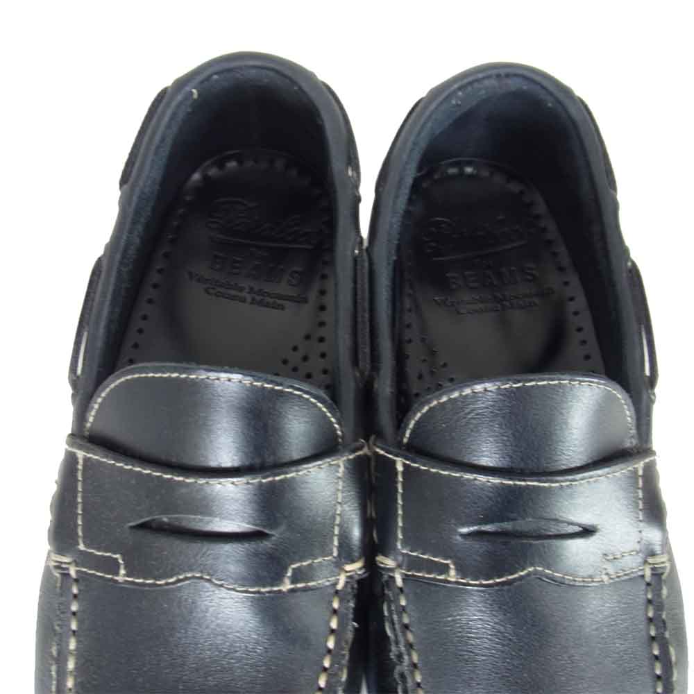 Paraboot パラブーツ 780410 BEAMS別注 CORSICA MARINE ローファー ブラック系 5.5【中古】