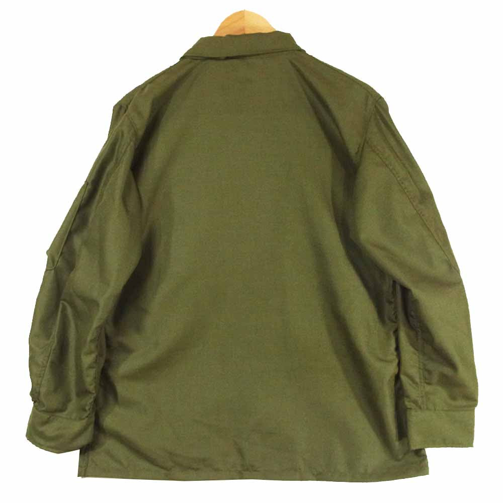アメリカ軍 ヘリクルー ノーメックス 長袖 ジップ シャツ カーキ系 M【中古】