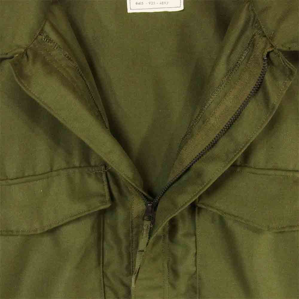 アメリカ軍 ヘリクルー ノーメックス 長袖 ジップ シャツ カーキ系 M【中古】
