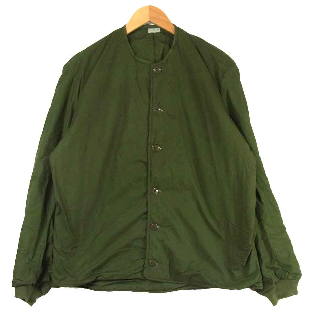 ミリタリー スウェーデン軍 Swedish army ノーカラー ライナー ジャケット カーキ系【中古】