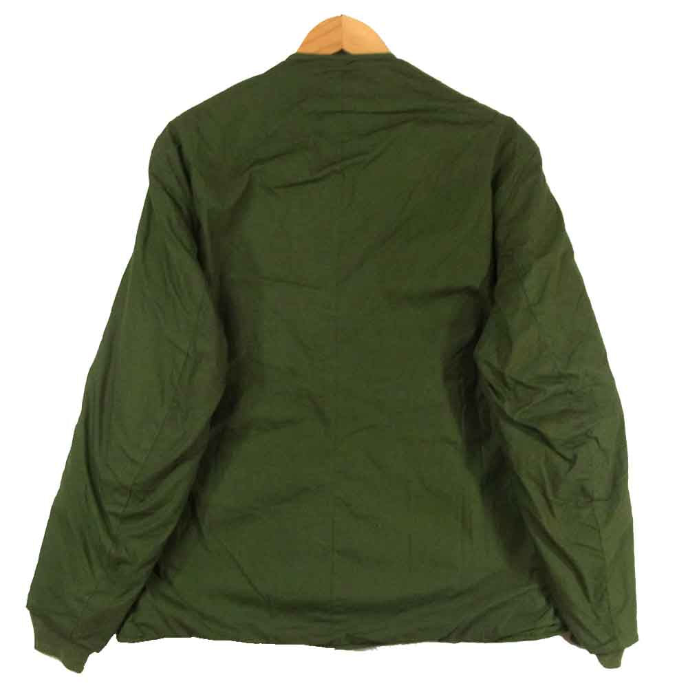 ミリタリー スウェーデン軍 Swedish army ノーカラー ライナー ジャケット カーキ系【中古】