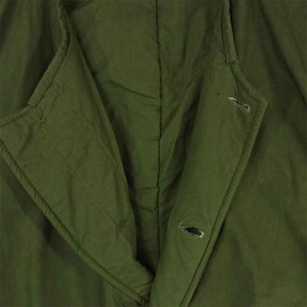ミリタリー スウェーデン軍 Swedish army ノーカラー ライナー ジャケット カーキ系【中古】