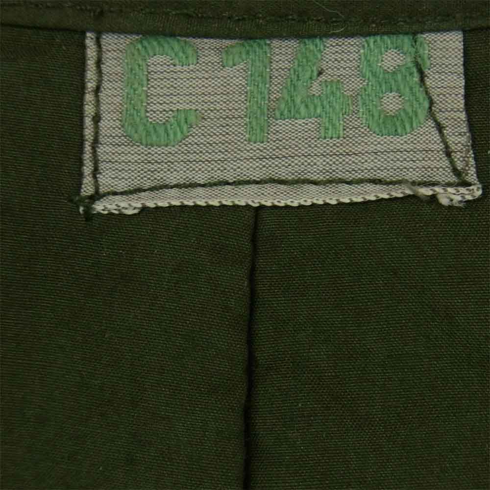 ミリタリー スウェーデン軍 Swedish army ノーカラー ライナー ジャケット カーキ系【中古】