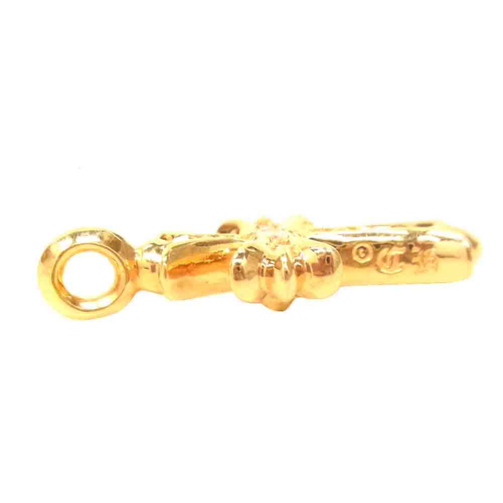 CHROME HEARTS クロムハーツ（原本無） 22K タイニーファット クロス パヴェダイヤ ゴールド系 シルバー系【中古】