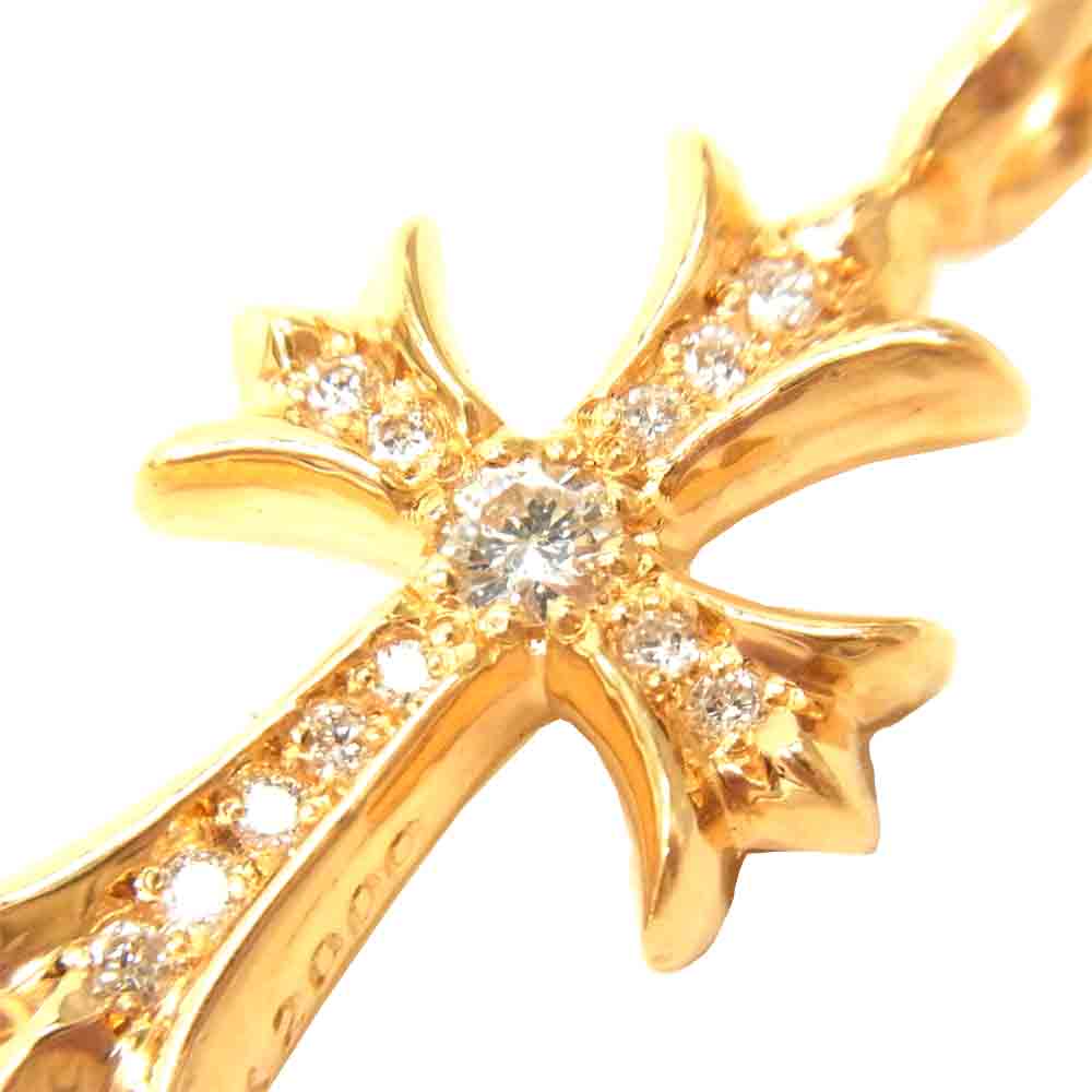 CHROME HEARTS クロムハーツ（原本無） 22K タイニーファット クロス パヴェダイヤ ゴールド系 シルバー系【中古】