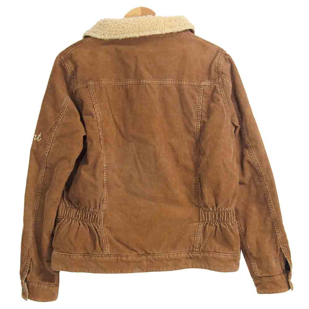 TMT ティーエムティー TJK-F1007 CORDUROY BOA JACKET コーデュロイ ボア ランチ ジャケット ベージュ系 M【中古】