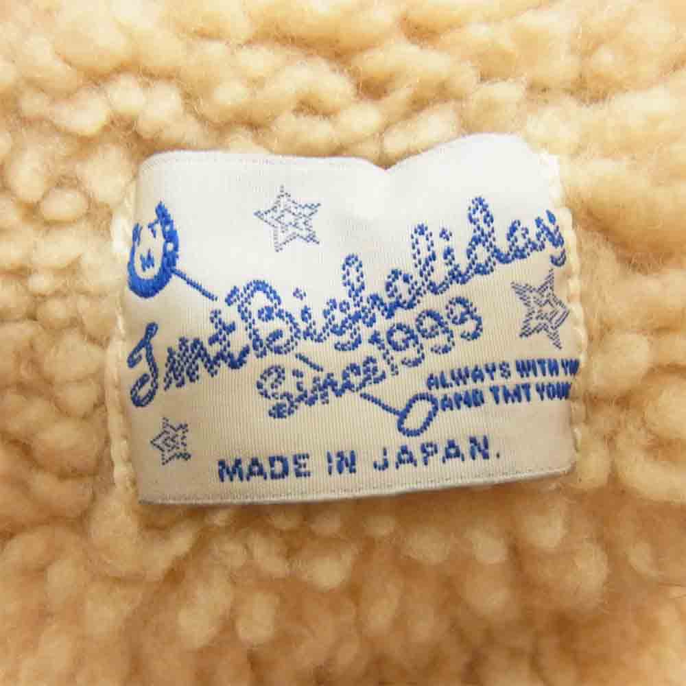 TMT ティーエムティー TJK-F1007 CORDUROY BOA JACKET コーデュロイ ボア ランチ ジャケット ベージュ系 M【中古】