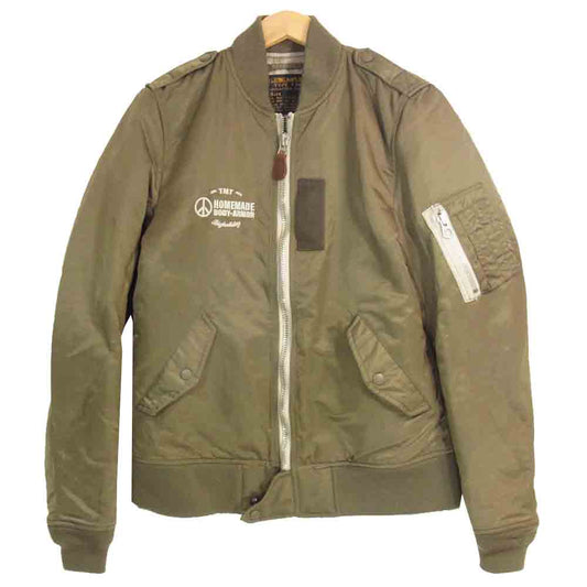 TMT ティーエムティー TJK-F0820 L-2B JACKET フライト ジャケット カーキ系 L【中古】