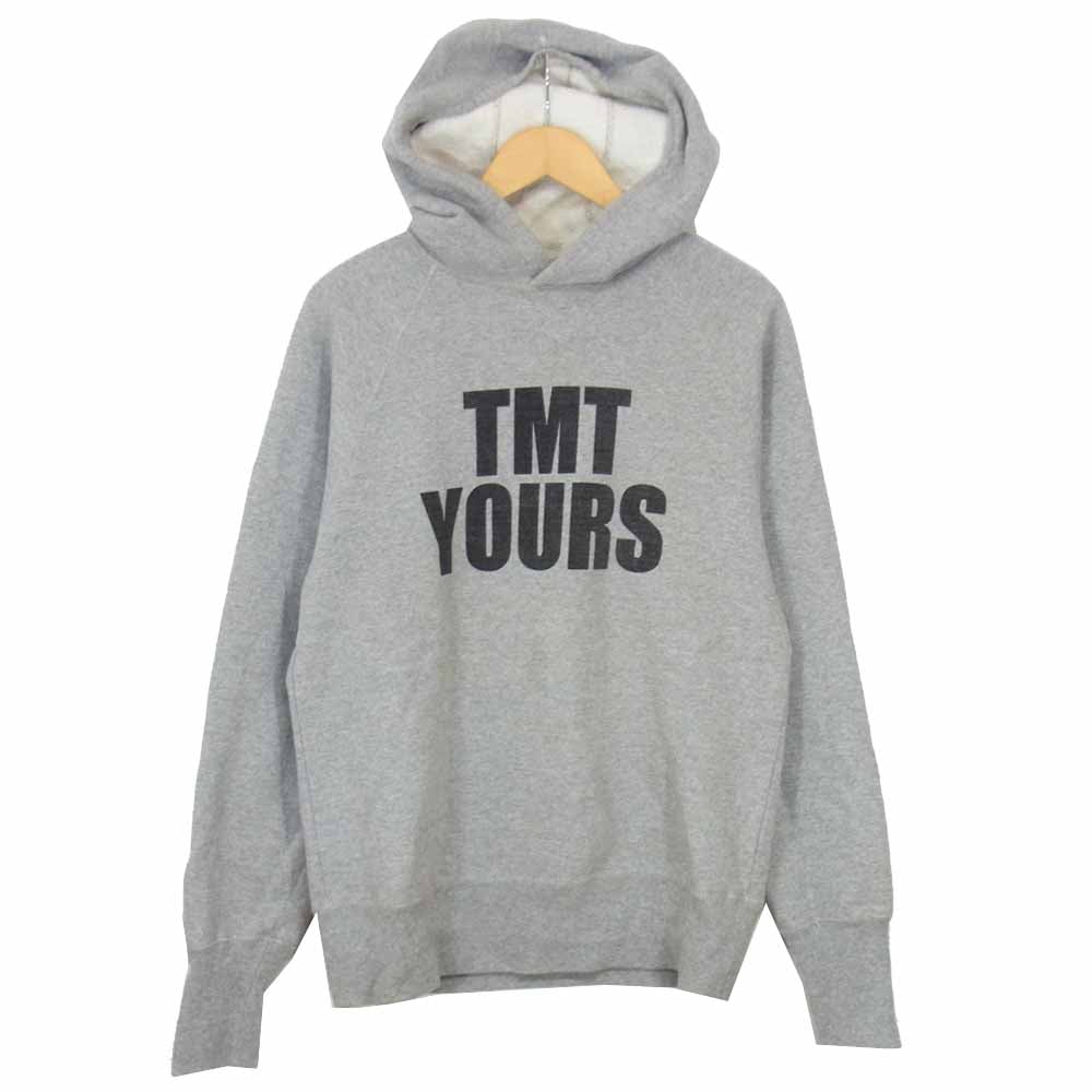 TMT ティーエムティー TMT YOURS ロゴ パーカー グレー グレー系 L【中古】