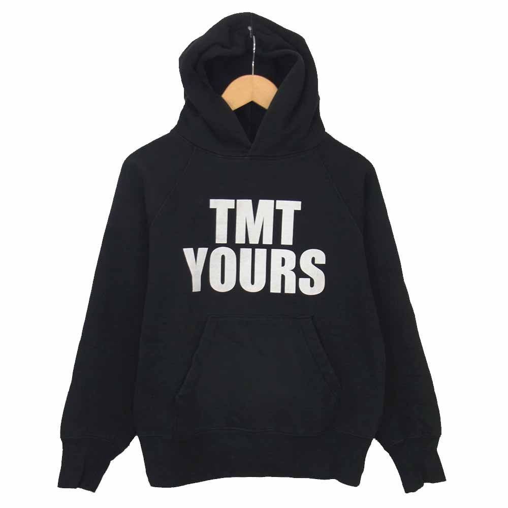 TMT ティーエムティー × RETROSPECT レトロスペクト TMT YOURS BIG 3 プリント プルオーバー パーカー ブラック ブラック系 M【中古】