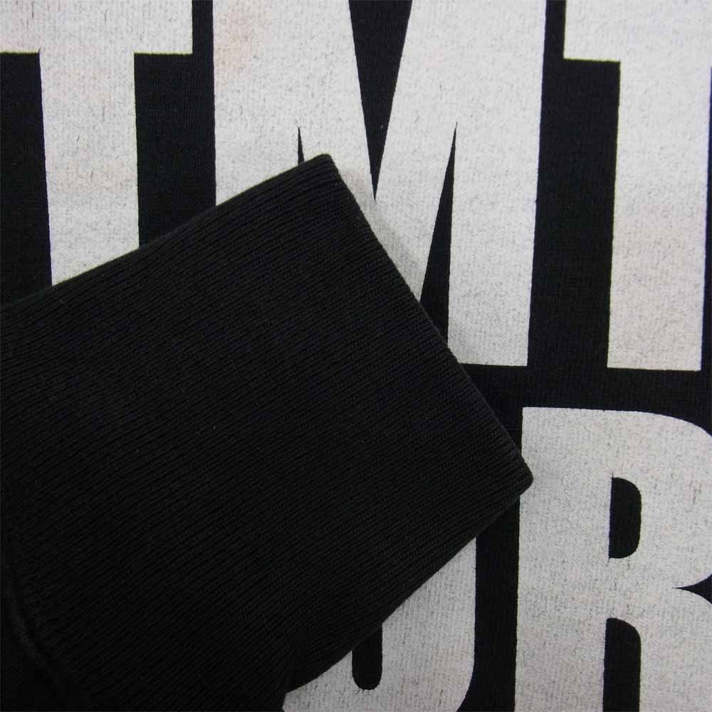 TMT ティーエムティー × RETROSPECT レトロスペクト TMT YOURS BIG 3 プリント プルオーバー パーカー ブラック ブラック系 M【中古】