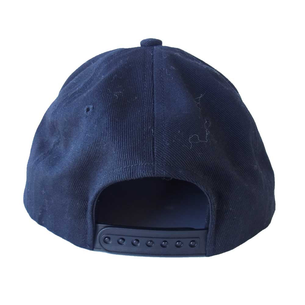 カオスフィッシングクラブ ロゴ フラット キャップ ブラック系 F【中古】