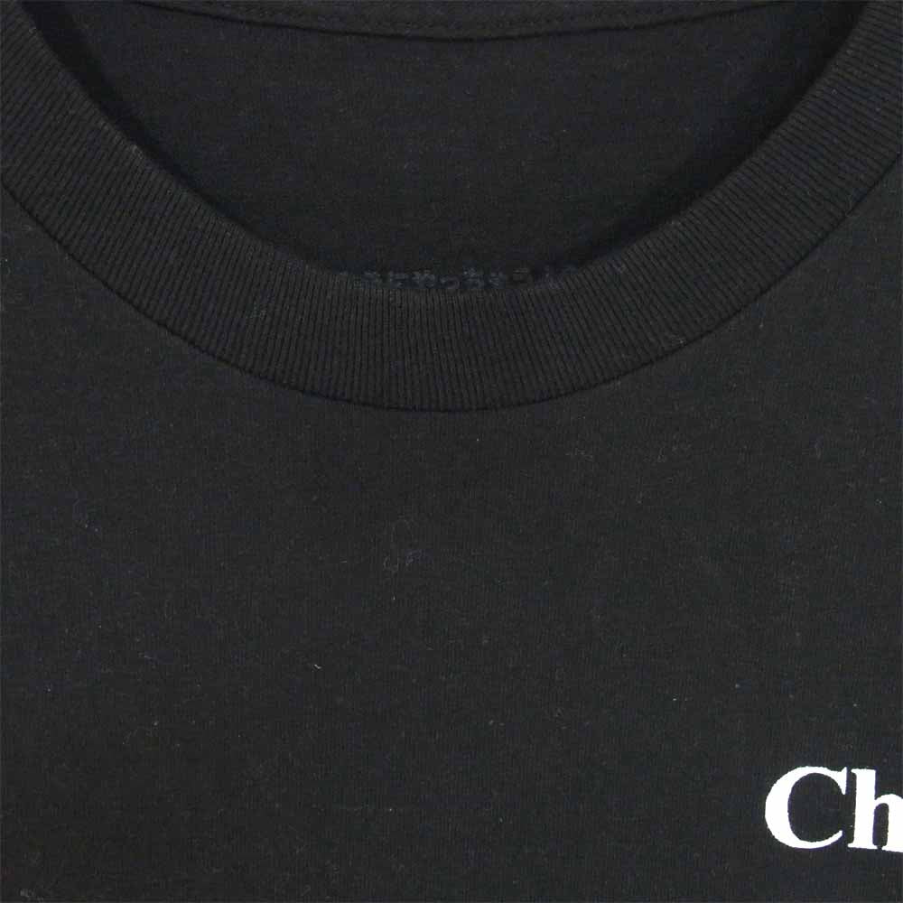 カオスフィッシングクラブ ロゴ クルーネック 半袖 Tシャツ 黒 ブラック系 XL【中古】