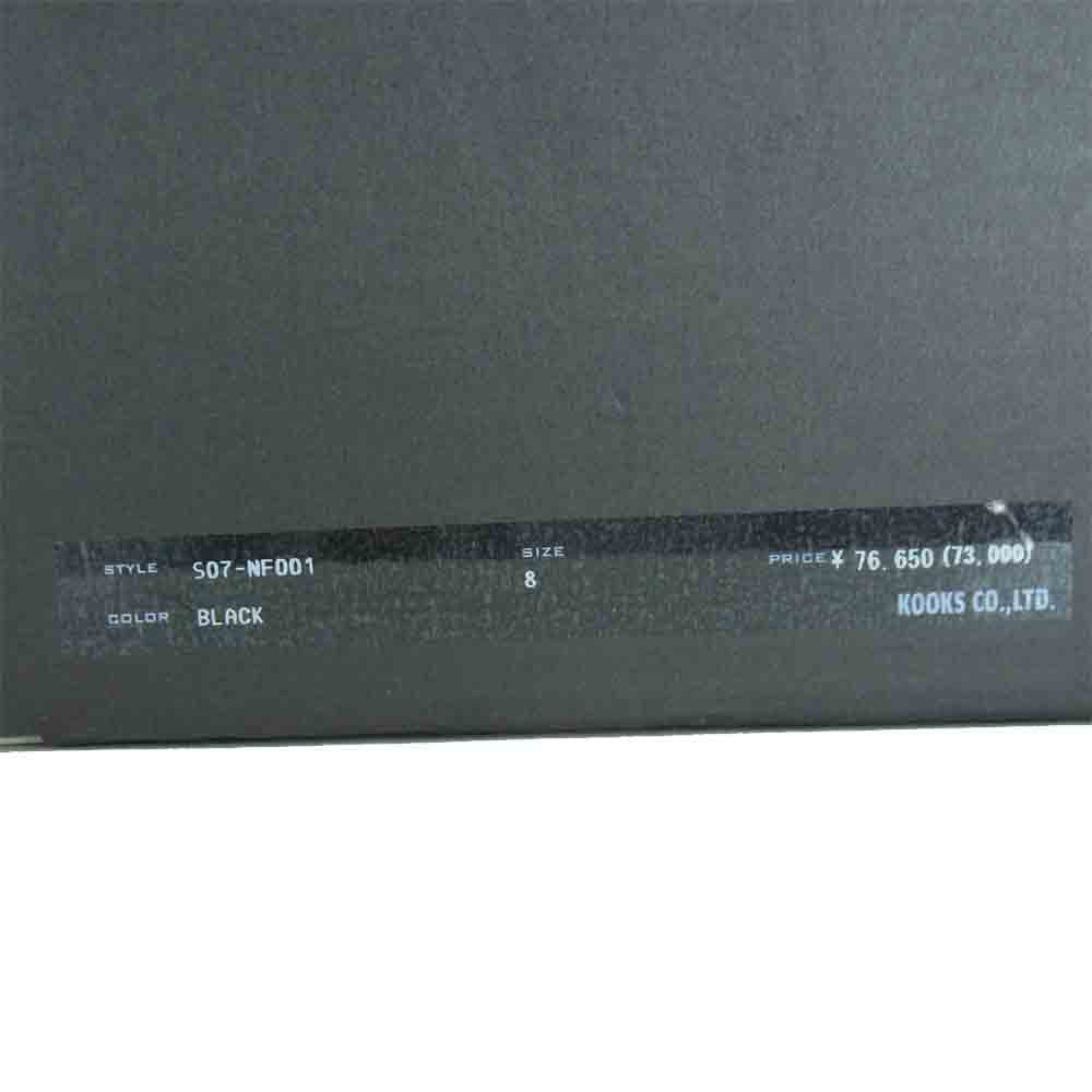 NUMBER(N)INE ナンバーナイン 07SS S07-NF001 About A Boy期 ヌバック ペコス ブーツ チャコール系 8【中古】