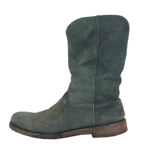 NUMBER(N)INE ナンバーナイン 07SS S07-NF001 About A Boy期 ヌバック ペコス ブーツ ソール補修有 チャコール系 8【中古】