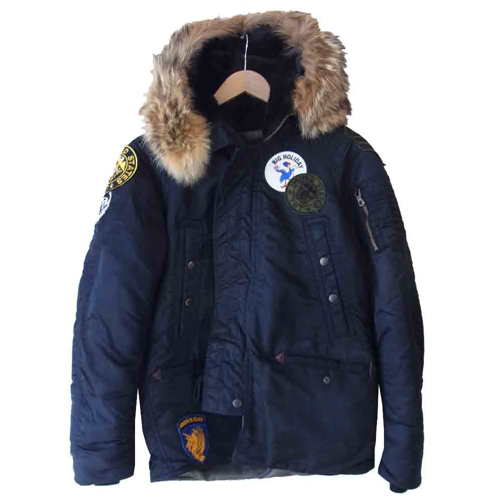 TMT ティーエムティー TJK-F0927 N-3B ワッペン フライト ジャケット ブラック ブラック系 S【中古】