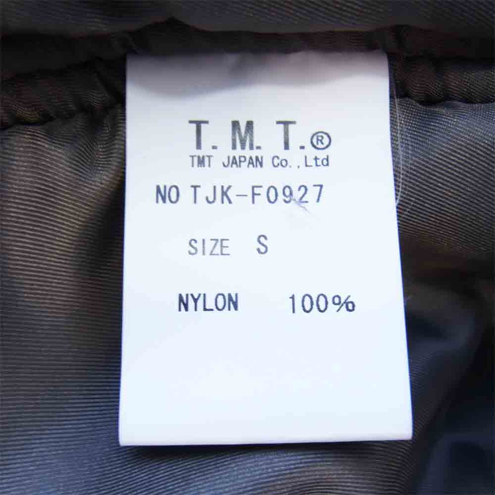 TMT ティーエムティー TJK-F0927 N-3B ワッペン フライト ジャケット ブラック ブラック系 S【中古】
