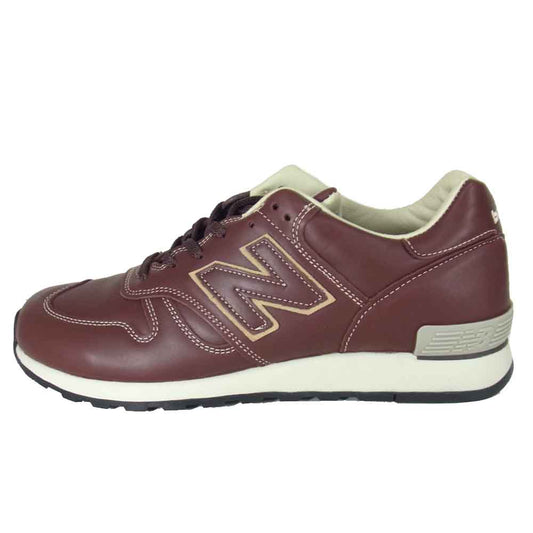 NEW BALANCE ニューバランス M670BRN 英国製 レザー スニーカー ブラウン系 28cm【新古品】【未使用】【中古】