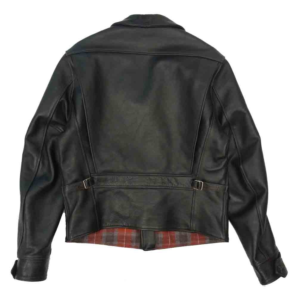 TOY'S McCOY トイズマッコイ TMJ1630 ミシガンウィンド レザー ライダース ジャケット ブラック系 38【美品】【中古】