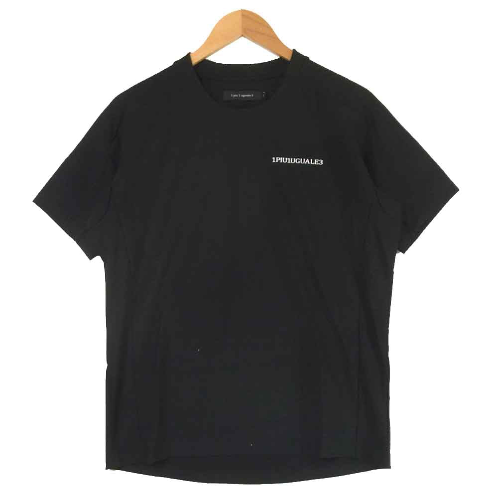 ウノピュウノウグァーレトレ CT01 ロゴプリント 半袖 Tシャツ ブラック系 3【美品】【中古】