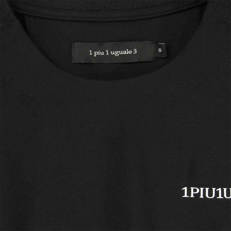 ウノピュウノウグァーレトレ CT01 ロゴプリント 半袖 Tシャツ ブラック系 3【美品】【中古】