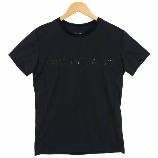 ウノピュウノウグァーレトレ SC03 ロゴプリント 半袖 Tシャツ ブラック系 3【美品】【中古】