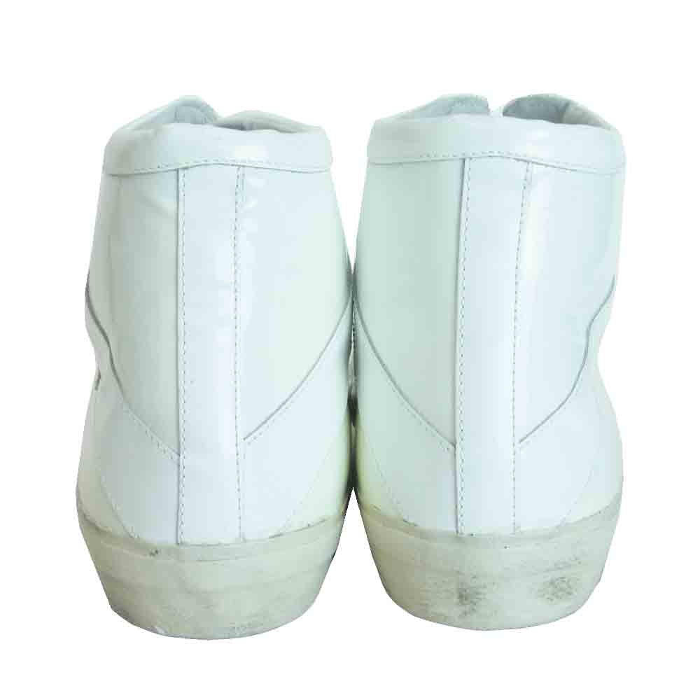 フィリップ モデル パテント エナメル ハイカット スニーカー ホワイト系 43【中古】