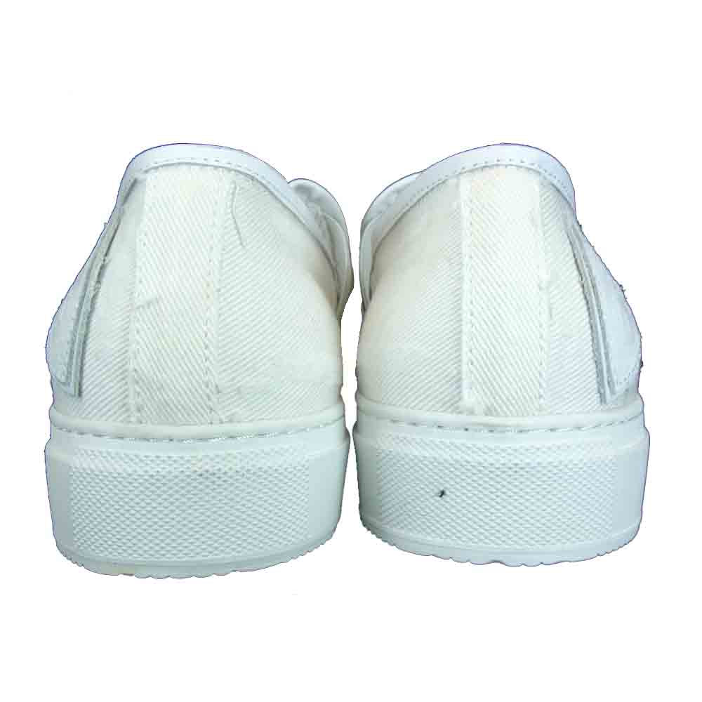 フィリップ モデル スリッポン キャンバス 加工 スニーカー ホワイト系 42【中古】