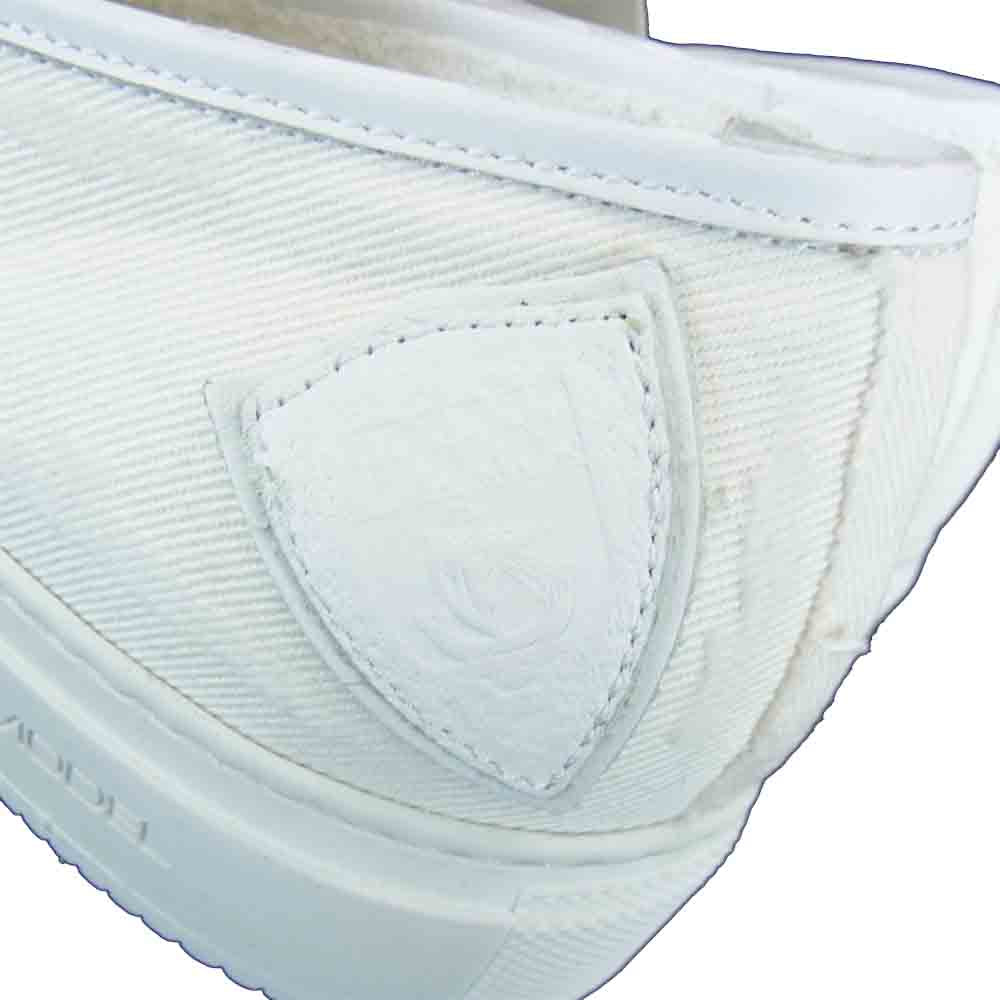 フィリップ モデル スリッポン キャンバス 加工 スニーカー ホワイト系 42【中古】