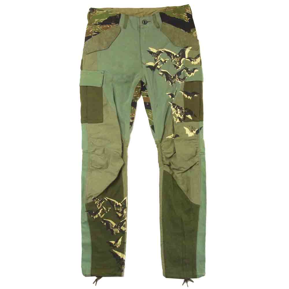 ウノピュウノウグァーレトレ LIBERTINE リバティーン 迷彩 カモフラ パンツ カーキ系 3【中古】