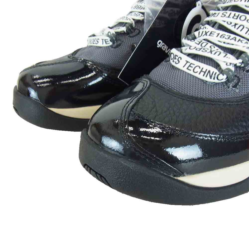 AKM エイケイエム x GRAVIS グラビス LUXE NLS 163 KONA BLACK/RED LXG003 ブラック系 グレー系 27.5cm【美品】【中古】