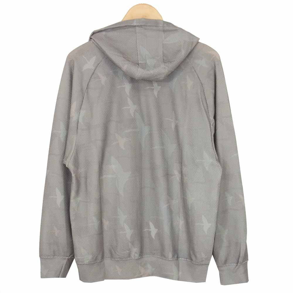 ウノピュウノウグァーレトレ MS02 ロナウジーニョ MESH ZIP HOODED RONE メッシュ ジップ フーディ カーキ系 IV【美品】【中古】