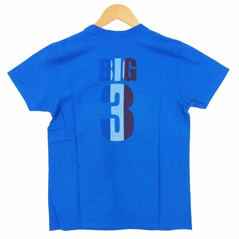 TMT ティーエムティー TCS-F11SP13 TMT YOURS ロゴ プリント 半袖 Tシャツ ブルー ブルー系 M【極上美品】【中古】