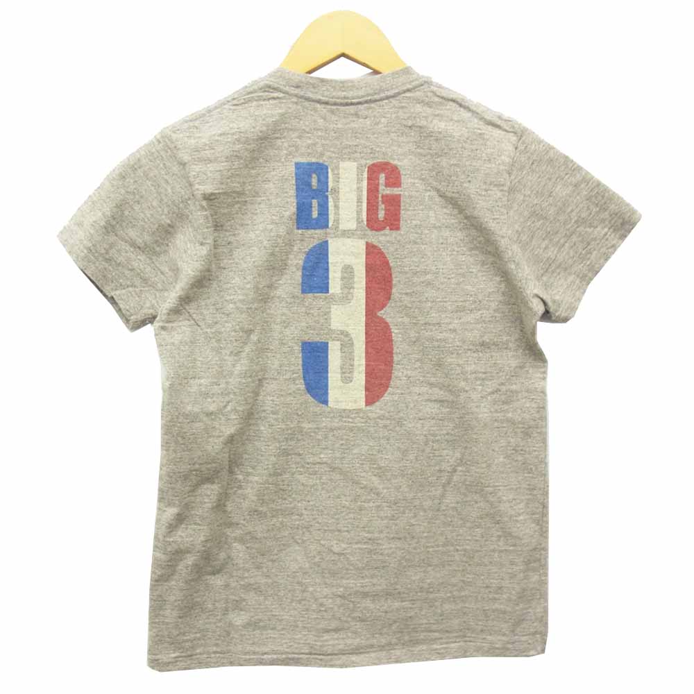 TMT ティーエムティー TCS-F11SP13 TMT YOURS ロゴ プリント 半袖 Tシャツ グレー グレー系 S【極上美品】【中古】