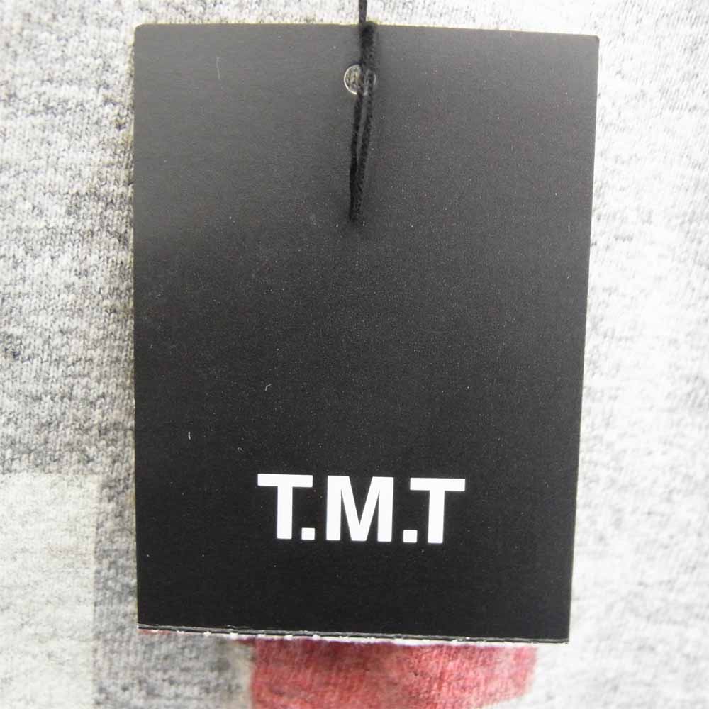 TMT ティーエムティー TCS-F11SP13 TMT YOURS ロゴ プリント 半袖 Tシャツ グレー グレー系 S【極上美品】【中古】