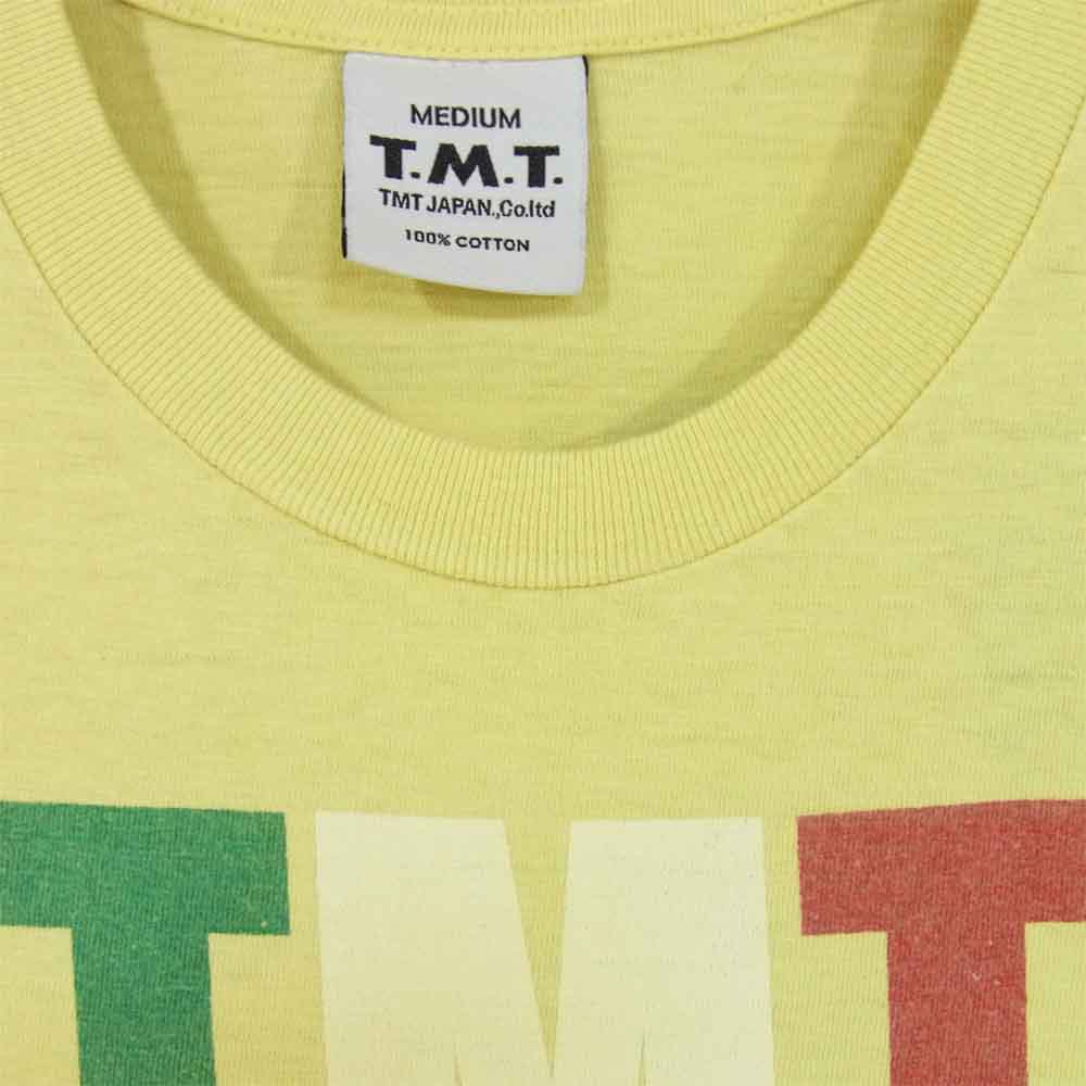 TMT ティーエムティー TCS-F11SP15 TMT YOURS ロゴ プリント 半袖 Tシャツ イエロー イエロー系 M【極上美品】【中古】