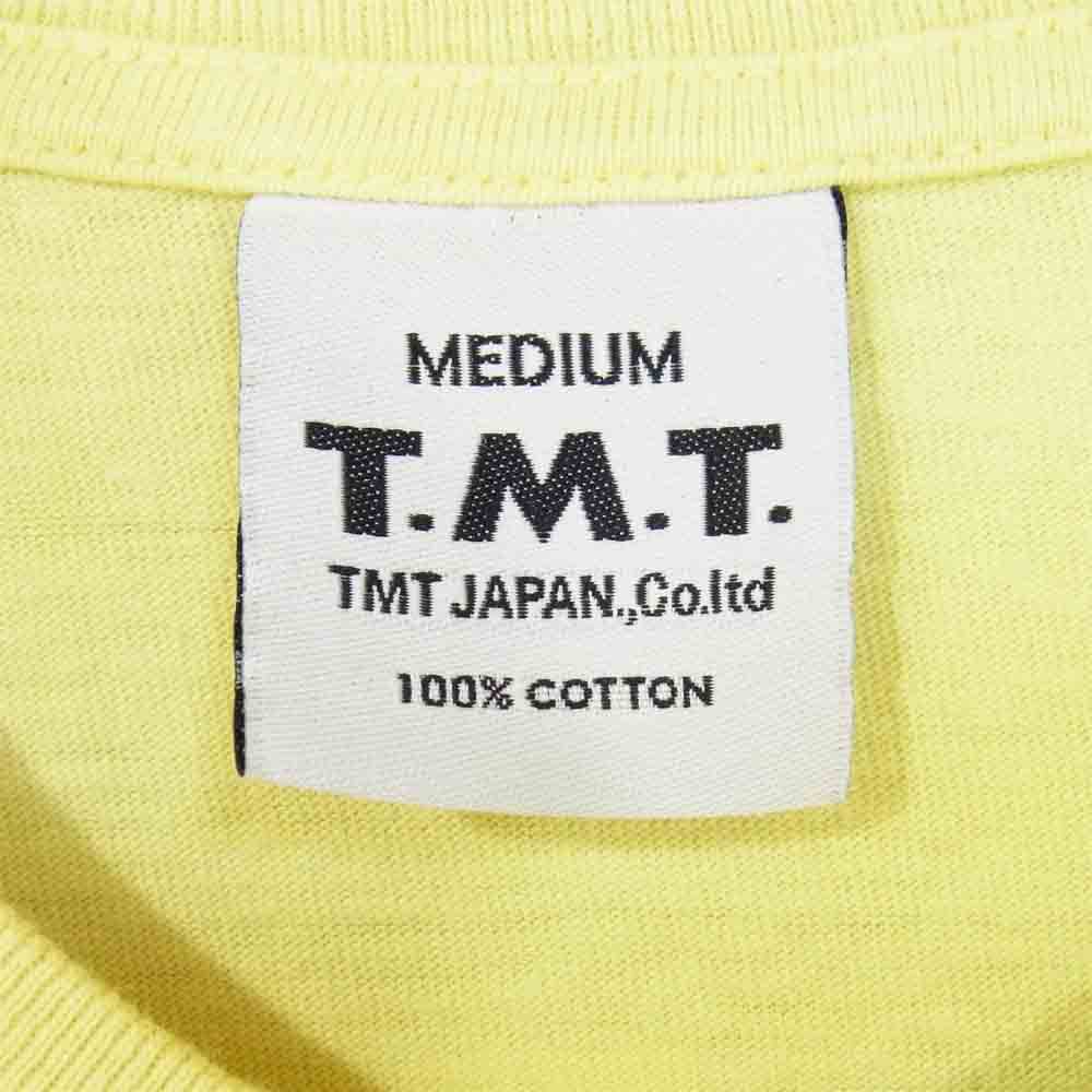 TMT ティーエムティー TCS-F11SP15 TMT YOURS ロゴ プリント 半袖 Tシャツ イエロー イエロー系 M【極上美品】【中古】