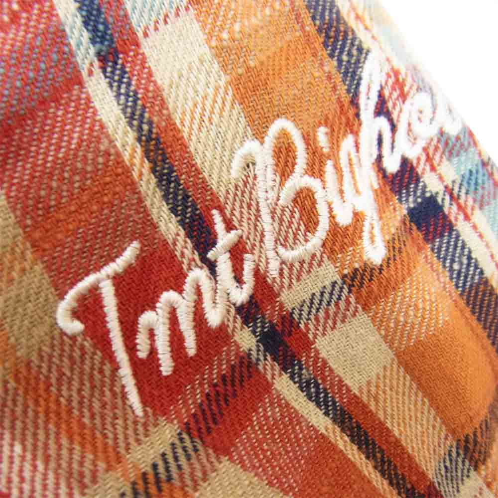 TMT ティーエムティー スターボタン 長袖 ウエスタン シャツ オレンジ オレンジ系 M【中古】