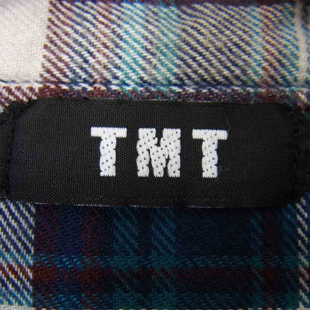 TMT ティーエムティー 長袖 ウエスタン シャツ ブルー ブルー系 M【中古】