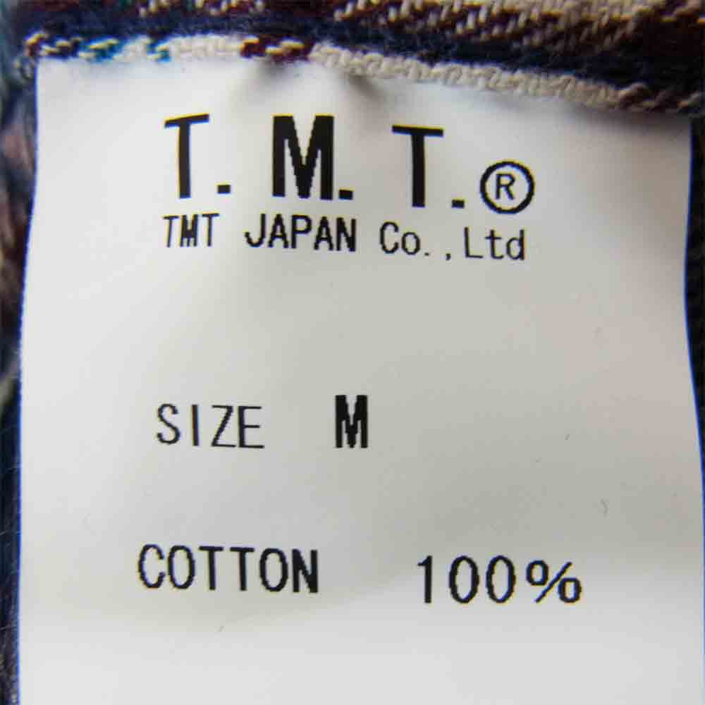 TMT ティーエムティー 長袖 ウエスタン シャツ ブルー ブルー系 M【中古】