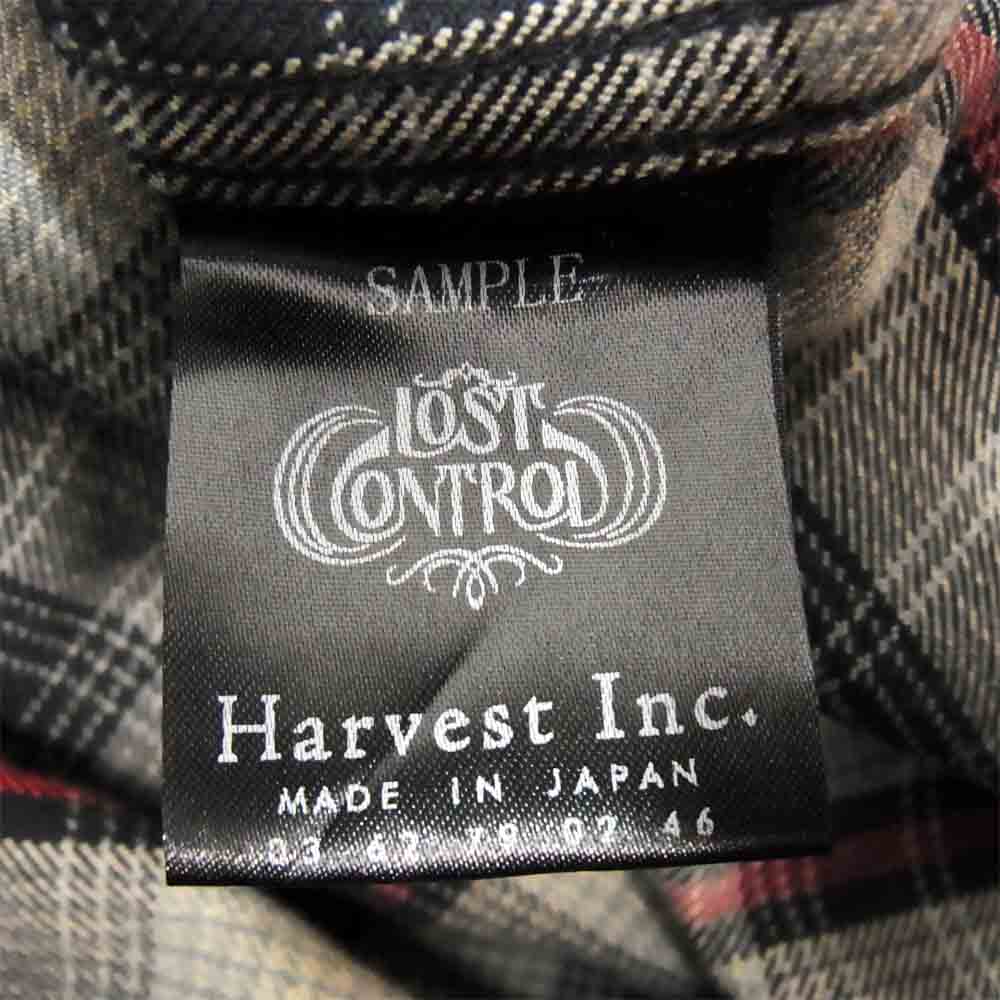 LOST CONTROL ロストコントロール ウエスタン チェック シャツ グレー系 2【中古】