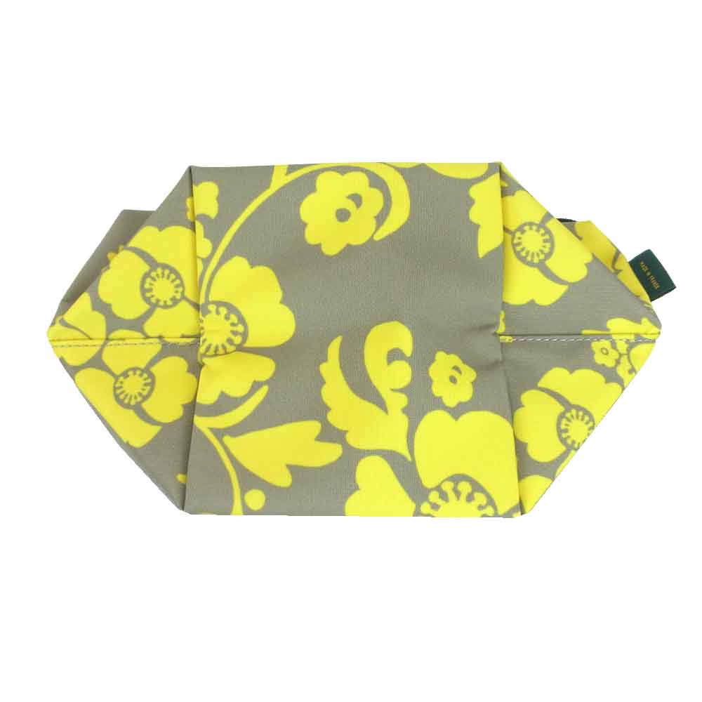 Herve Chapelier エルベ・シャプリエ 2885F ナイロン 舟型 ショルダーバッグ S アラベスク マスティック ゴールド イエロー系 ライトブラウン系【新古品】【未使用】【中古】