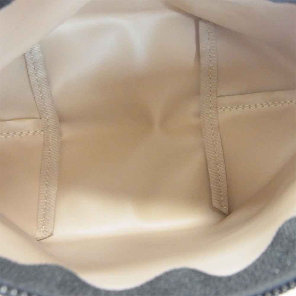 Herve Chapelier エルベ・シャプリエ 2885F ナイロン 舟型 ショルダーバッグ S アラベスク マスティック ゴールド イエロー系 ライトブラウン系【新古品】【未使用】【中古】