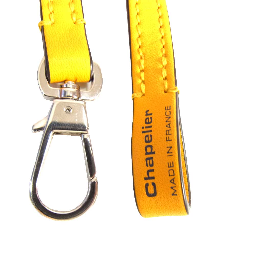 Herve Chapelier エルベ・シャプリエ 1660L レザーストラップ ジョーヌ イエロー系【新古品】【未使用】【中古】