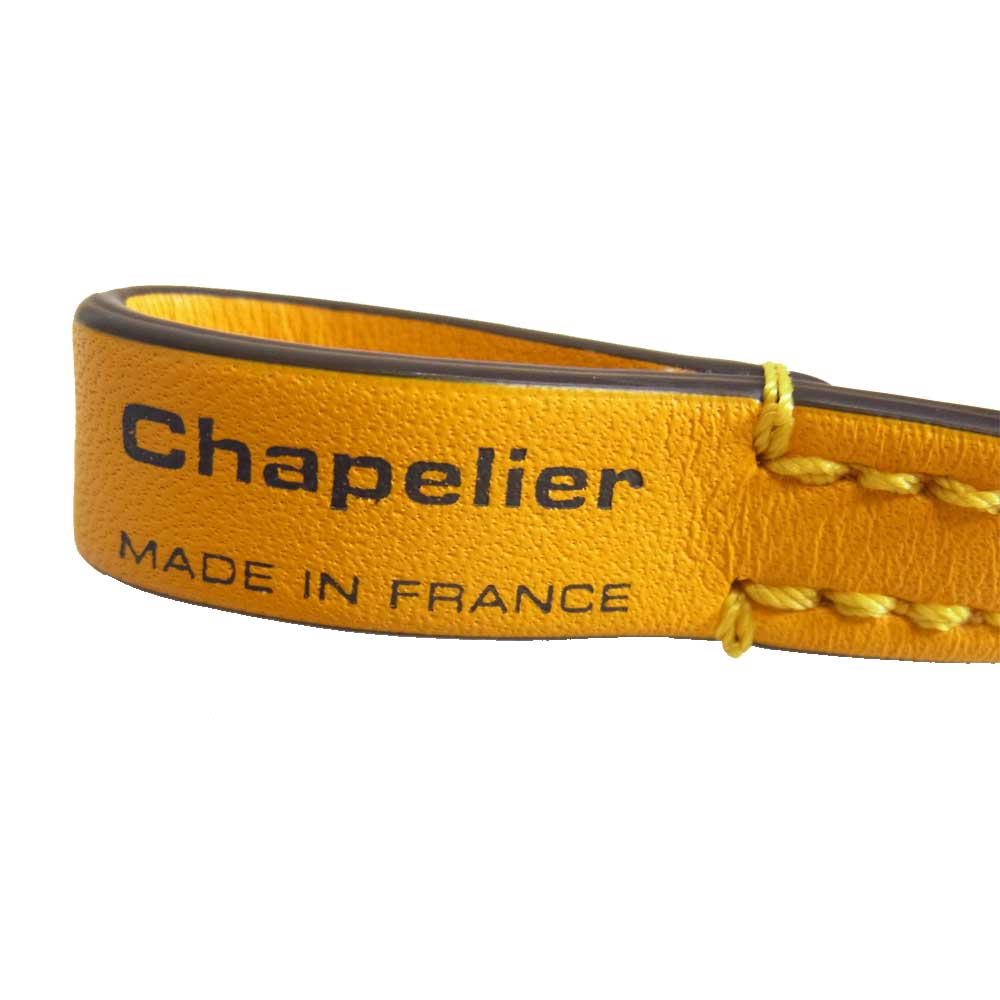 Herve Chapelier エルベ・シャプリエ 1660L レザーストラップ ジョーヌ イエロー系【新古品】【未使用】【中古】