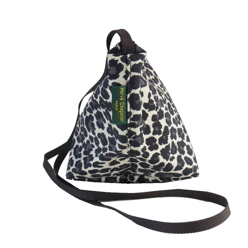 Herve Chapelier エルベ・シャプリエ 2885F ナイロン 舟型 ショルダーバッグ S ブラック系【新古品】【未使用】【中古】