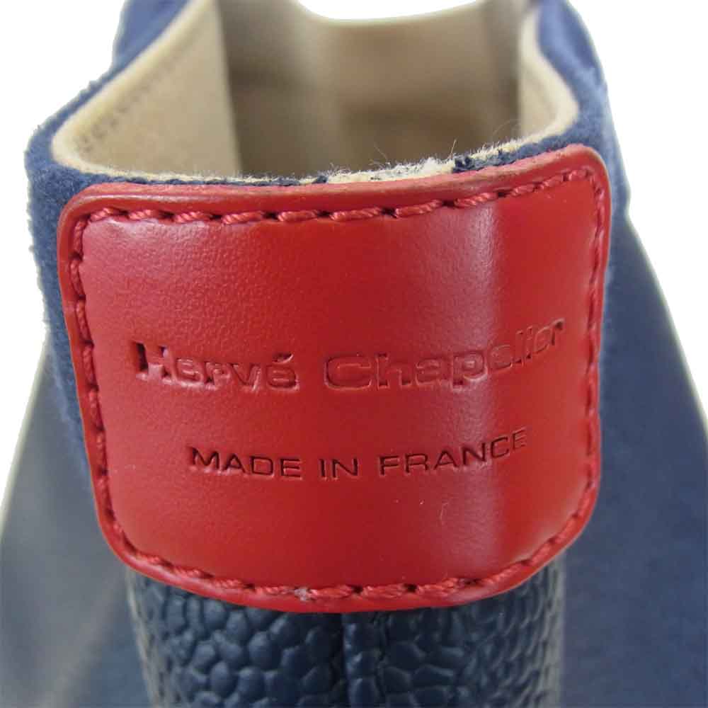 Herve Chapelier エルベ・シャプリエ 701GP リュクス 舟型 トート ブルー ネイビー ネイビー系【新古品】【未使用】【中古】