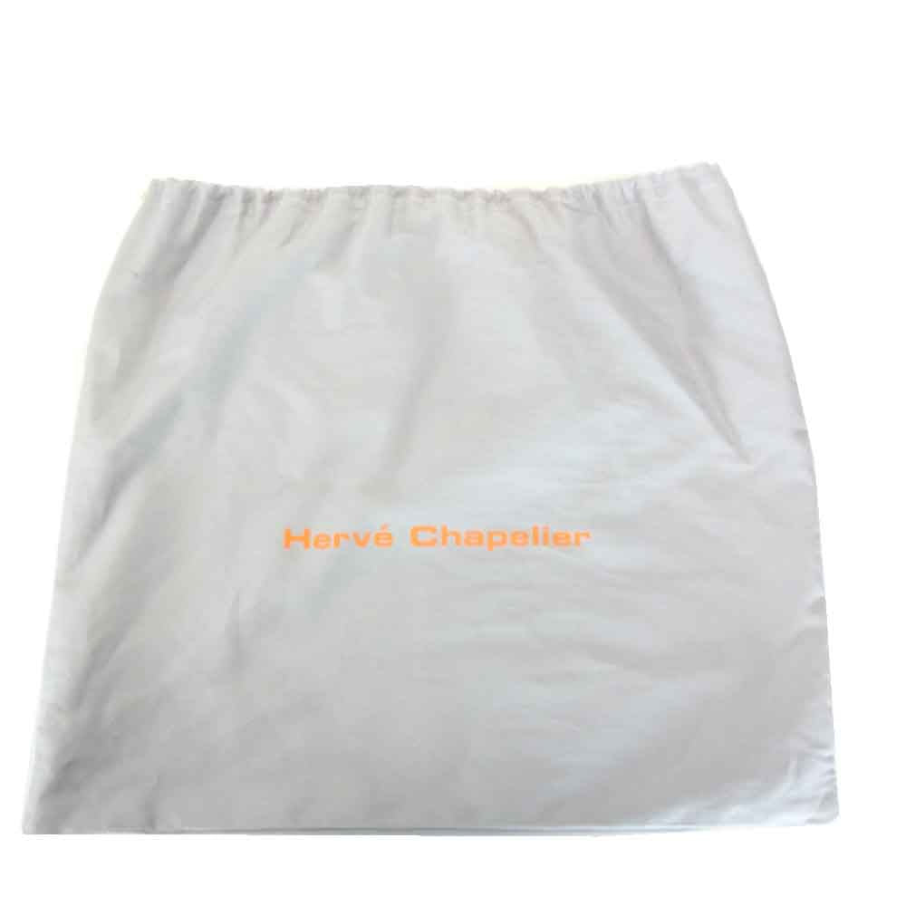 Herve Chapelier エルベ・シャプリエ 704GP コーテッド キャンバス スクエアトート B5サイズ M グラニー サンギース グレー系 レッド系【新古品】【未使用】【中古】