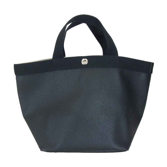 Herve Chapelier エルベ・シャプリエ 707GP リュクス 舟型 トート M ノワール×ノワール ブラック系【新古品】【未使用】【中古】