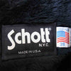 schott ショット ボア ライナー シングル レザー ライダース ブラック系 38【中古】